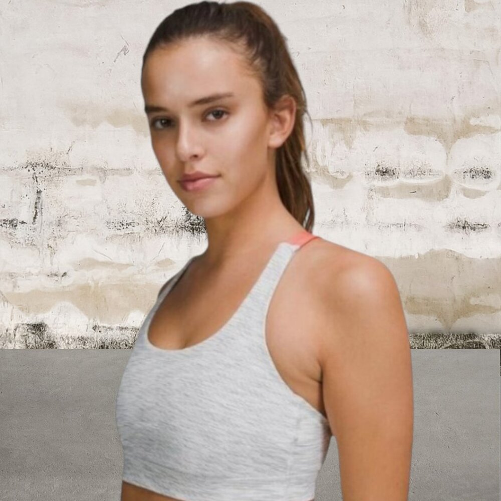 Lululemon Energy Bra Wee Are From Space Nimbus Battleship Raspberry Cream Size 6